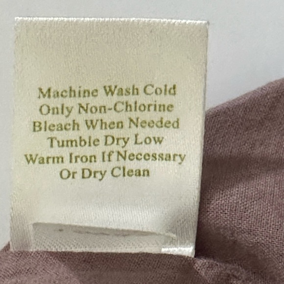 Garnet Hill sz. 4p dress fit and partial flair. Medium brown with a white dot - Picture 14 of 15